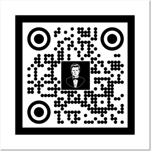 Never Gonna Give You Up - QR Code - Rick Roll Posters and Art